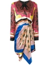 ETRO PATTERNED KNOT DRESS,15235538812255330