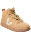 Veja V-15 Suede Sneaker In Brown
