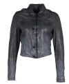 Mauritius Faira Leather Jacket In Black In Black