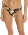 Weworewhat Delilah Bikini Bottom In Black