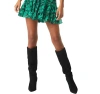 Misa Saffie Dress In Emerald Abstract In Multi