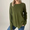 SIX/FIFTY RYAN SWEATER IN OLIVE