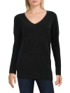FRENCH CONNECTION WOMENS LONG SLEEVES V-NECK PULLOVER SWEATER