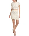 Seraphina 2pc Top & Skirt Set In Beige
