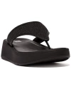 FITFLOP F-MODE LEATHER-TRIM SANDAL