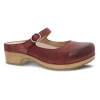 DANSKO WOMEN'S BRIA BURNISHED MARY JANE MULE IN CINNEBAR