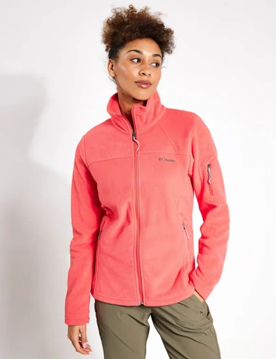 Columbia Fast Trek Ii Fleece Jacket In Pink