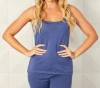 French Kyss Knit Tank In Denim In Multi