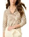 J.mclaughlin Durham Knit Top In Beige