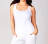 FRENCH KYSS BRA-FRIENDLY KNIT TANK IN WHITE