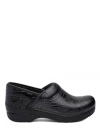 Dansko Professional Clog In Floral Tooled Black In Multi