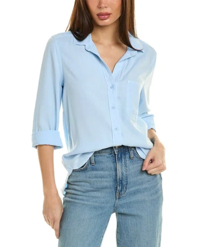 Bella Dahl Shirt Tail Button Down In Blue