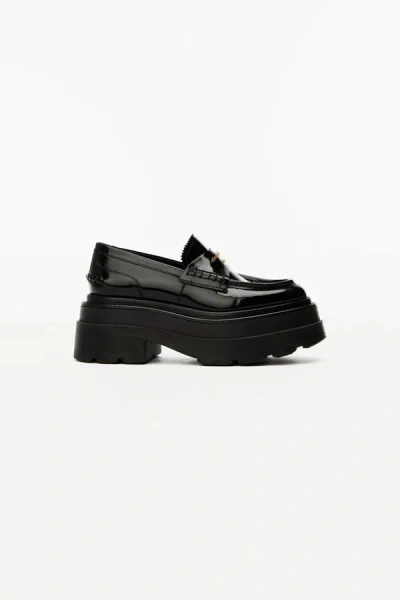 Alexander Wang Carter Loafer With Platform In Black