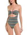 Weworewhat O-ring Bandeau One-piece In Multi
