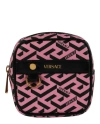 VERSACE COATED CANVAS GRECA POUCH