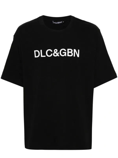 Dolce & Gabbana T-shirt With Print In Black