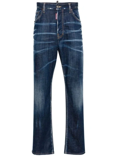 Dsquared2 Blue 642 Straight-leg Jeans