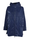 Duno Eden Blue Trench Coat In Blue