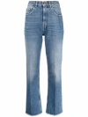 GOLDEN GOOSE GOLDEN GOOSE DENIM CROPPED JEANS