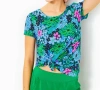 Lilly Pulitzer Etta Scoopneck Top In Multi