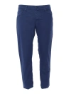 Jacob Cohen Low-rise Straight-leg Corduroy Trousers In Blue