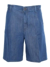 Jacob Cohen Denim Bermuda Shorts In Multicolor