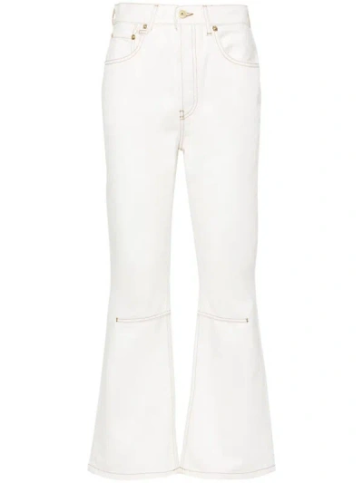 Jacquemus Le De-nimes Court Jeans In White