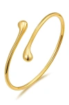 Liv Oliver 18k Gold Modern Bangle In Gold