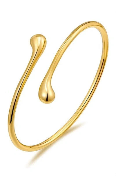 Liv Oliver 18k Gold Plated Modern Bangle