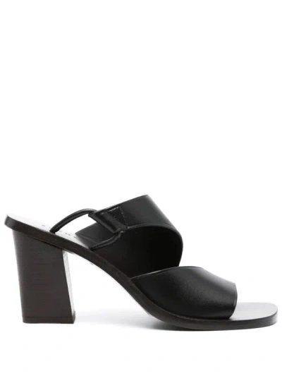 Soeur Astree 80mm Leather Mules In Black