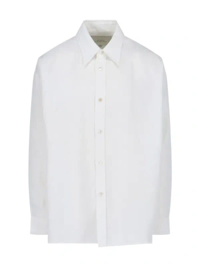 Studio Nicholson Ray Twill Shirt In White