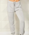 French Kyss Viscose Joggers In Silver In Silver