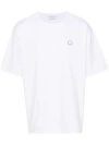 Société Anonyme Patch-detail Organic Cotton T-shirt In White