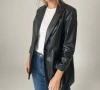 Six/fifty Vienna Blazer In Black In Black