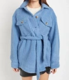 En Saison Elia Shacket Jacket In Blue