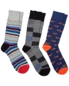 UNSIMPLY STITCHED 3PK CREW SOCKS