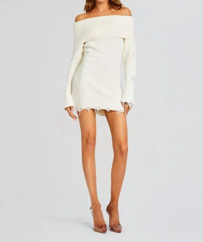 SER.O.YA EVERLEIGH DRESS IN WINTER WHITE