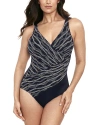 MIRACLESUIT LINKED IN COLORBLOCK OCEANUS ONE-PIECE