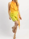 Luxxel South Beach Mini Dress In Multi-orange In Multi