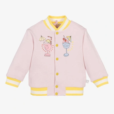 Stella Mccartney Babies' Printed Bomber Jacket In Pink