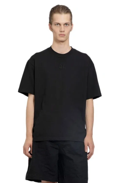 44 Label Group Embroidered-logo T-shirt In Black