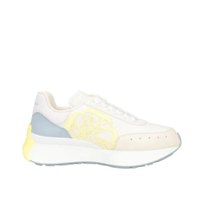 Alexander Mcqueen Sprint Runner Lace-up Sneakers In White