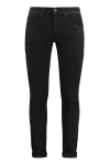 Dondup Black George Cotton Trouser In Black