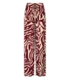 ESSENTIEL ANTWERP ESSENTIEL ANTWERP  FIBONACCI BURGUNDY WIDE LEG TROUSERS