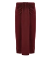 Essentiel Antwerp Fondue Burgundy Midi Skirt In Red