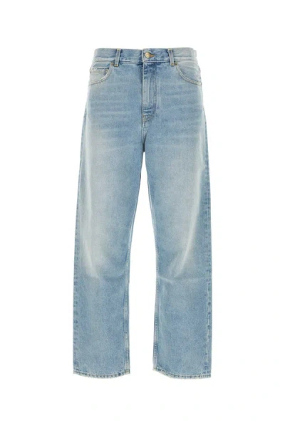 Alanui Washed-denim Straight-leg Jeans In Blue