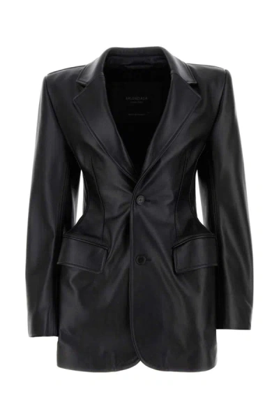 Balenciaga Jackets And Vests In Black