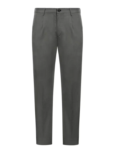 Incotex Cotton Pants In Grey