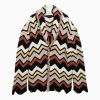 Alanui Kaleidoscopic Chevron-print Cardigan In Multicolor