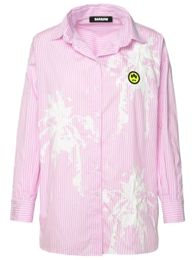 Barrow Camicia Over Logo In Pink